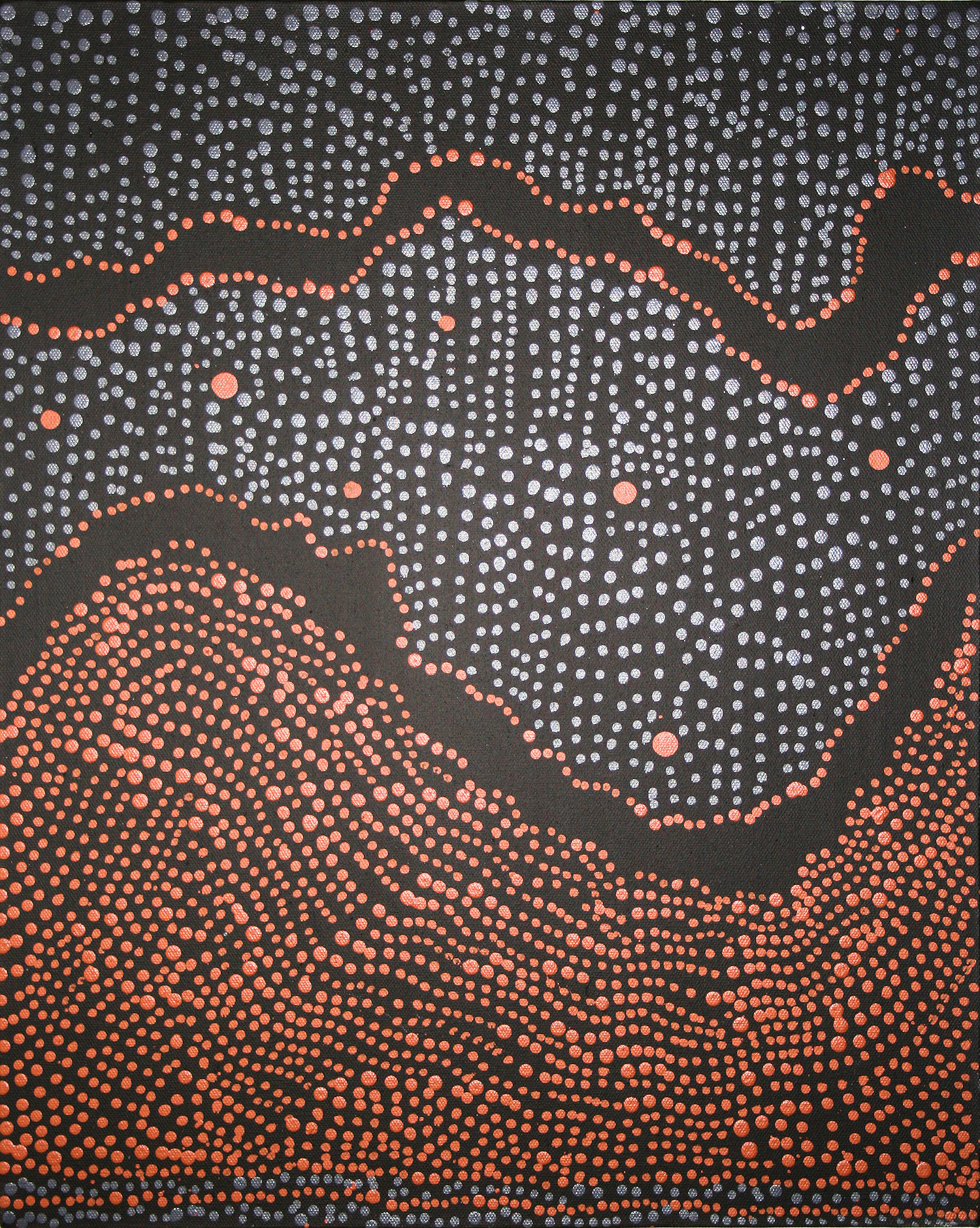 Pirlinyanu Dreaming (Triptych), 2008 – Julie Nangala Robertson