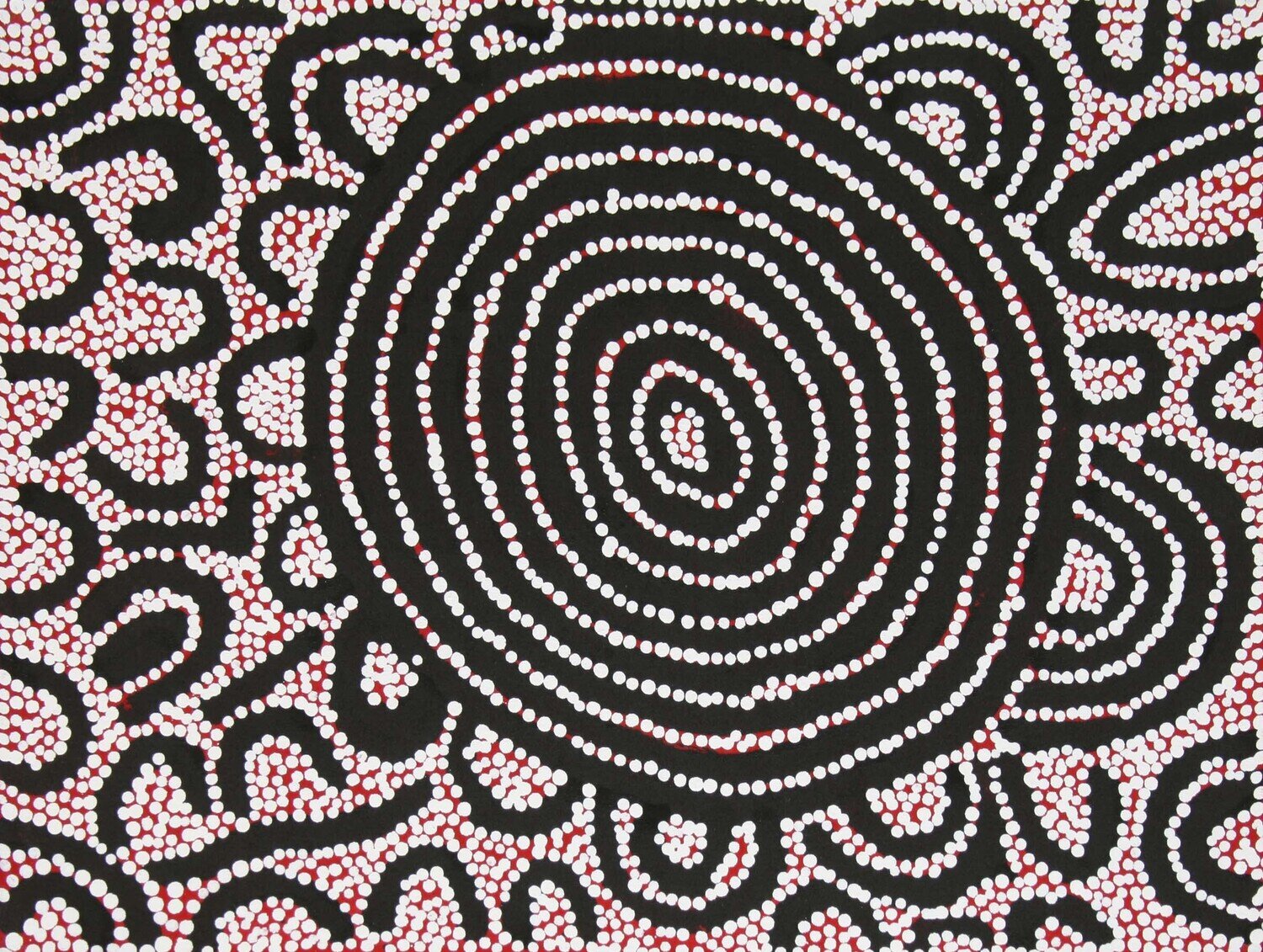 Tingari Cycle, 2006 by Barney Campbell Tjakamarra 41x61cm 9509BC SOLD MARC YVONNOU