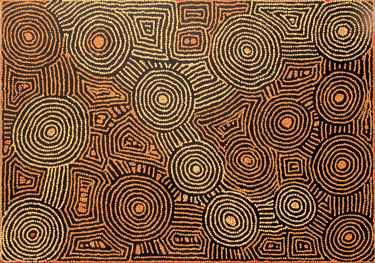 Malliera Ceremonies by Barney Campbell Tjakamarra 122x152cm 9347BC Malliera Ceremonies by Barney Campbell Tjakamarra 122x152cm 9347BC