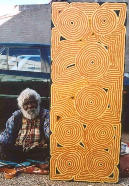 Tingari Cycle by Barney Campbell Tjakamarra, 152 x 61cm 7326BC Tingari Cycle by Barney Campbell Tjakamarra, 152 x 61cm 7326BC
