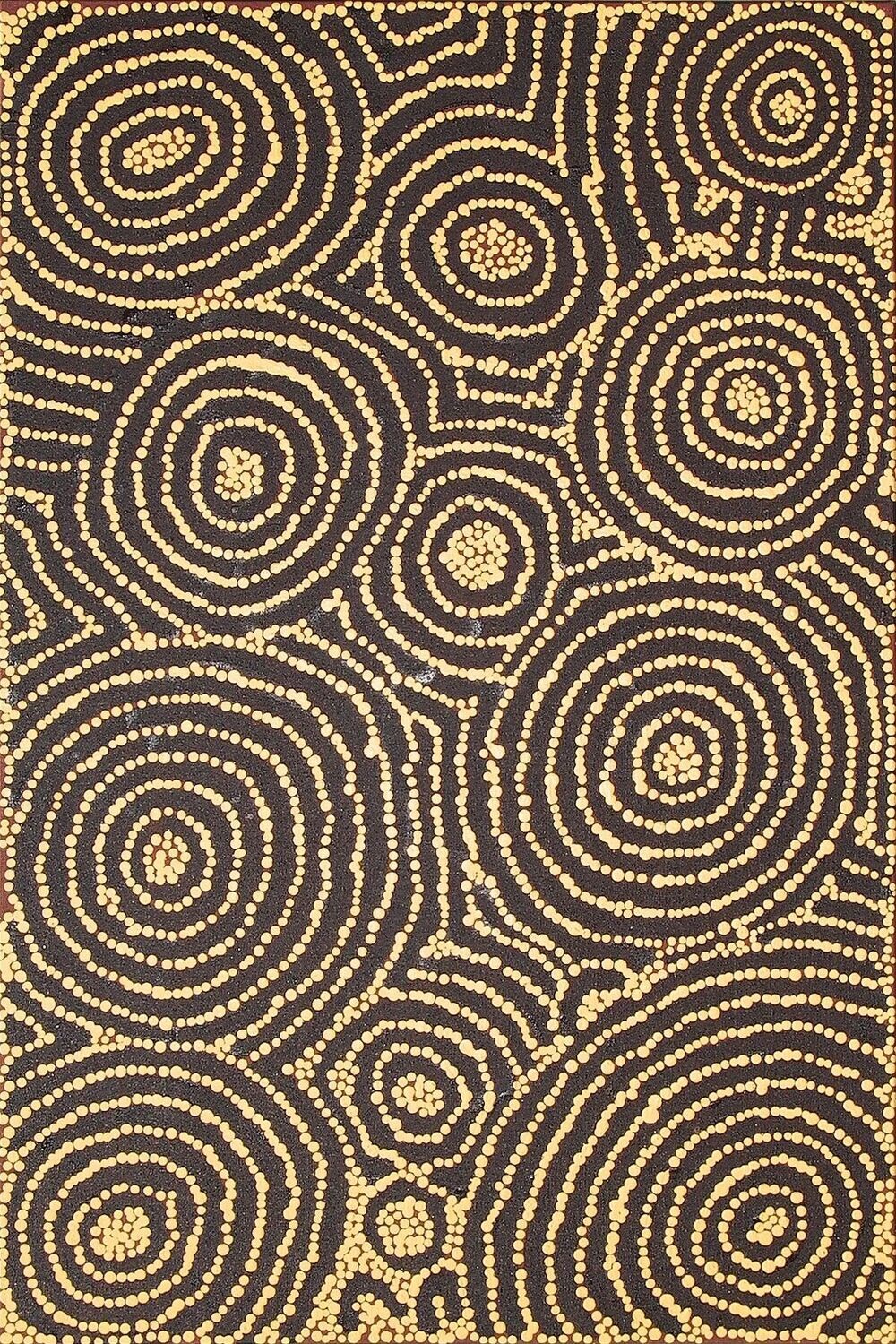 Tingari Cycle, 2005 by Barney Campbell Tjakamarra 91x61cm 9667BC SOLD Tingari Cycle, 2005 by Barney Campbell Tjakamarra 91x61cm 9667BC SOLD