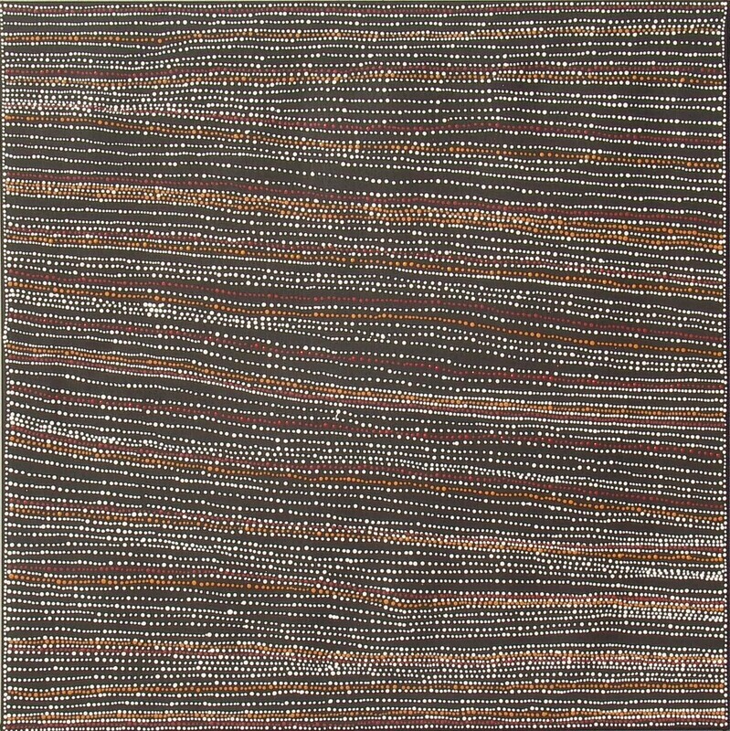 Sandhills (2007) by Dorothy Napangardi, 91x91cm 9566DN EXHIBITION MIRRI DEC 26 Sandhills (2007) by Dorothy Napangardi, 91x91cm 9566DN EXHIBITION MIRRI DEC 26
