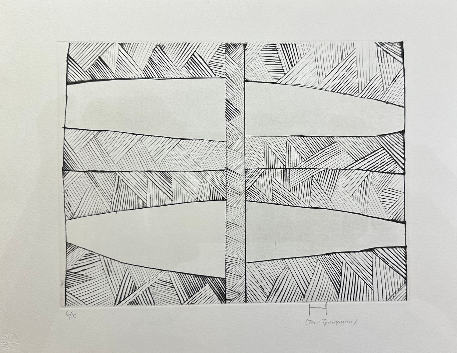 Tommy Tjumpurur, Drypoint Etching