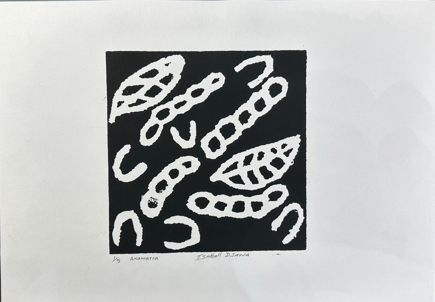 Isabella Djawa, Anamarra, Screenprint Isabella Djawa, Anamarra, Screenprint