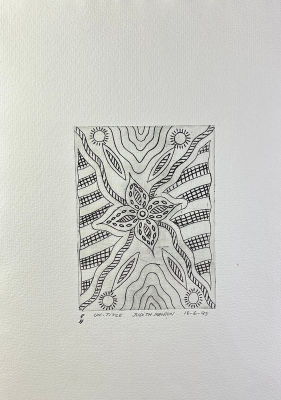 ​Judith Mawson, Untitled, Etching, 1995