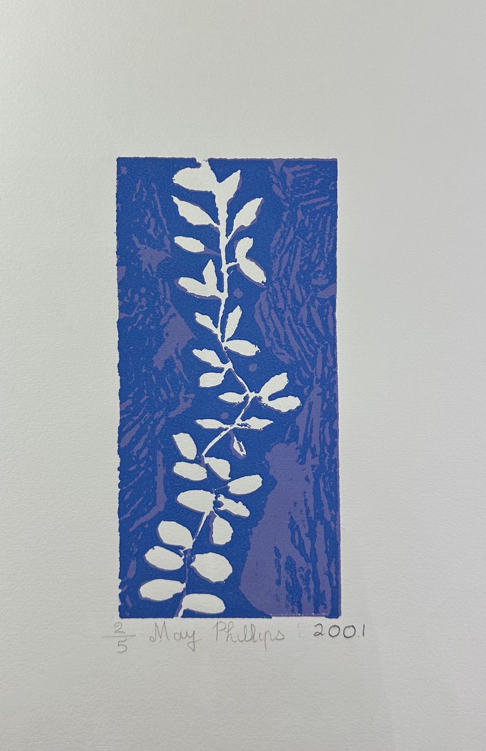 May Phillips, Untitled 2001, Screenprint, 2/5