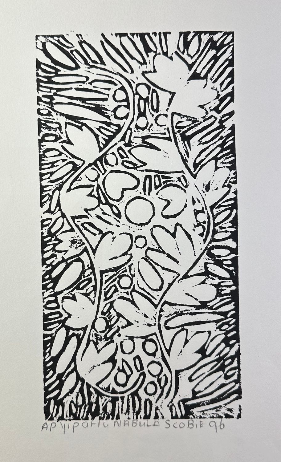 Nabula Scobie, Yiparlu 1996, AP Screenprint Nabula Scobie, Yiparlu 1996, AP Screenprint
