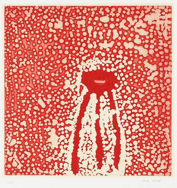 Nora Wompi, Kunnawarritji 2002, Etching Nora Wompi, Kunnawarritji 2002, Etching
