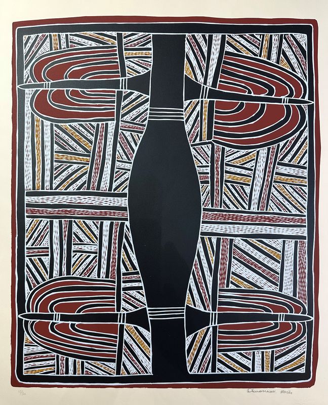 Dhurrawarr Marika 'Rulyapa' screenprint