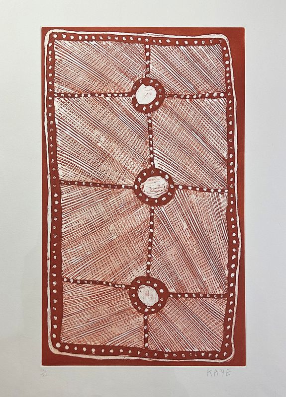 Kay Lindjuwanga, Etching