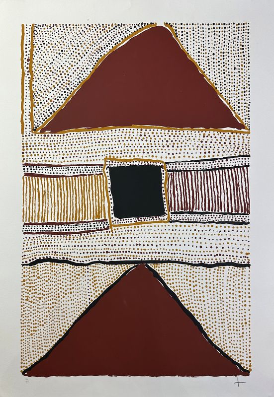 Kitty Kantilla, Tiwi, 1998, 76x56cm, Screenprint