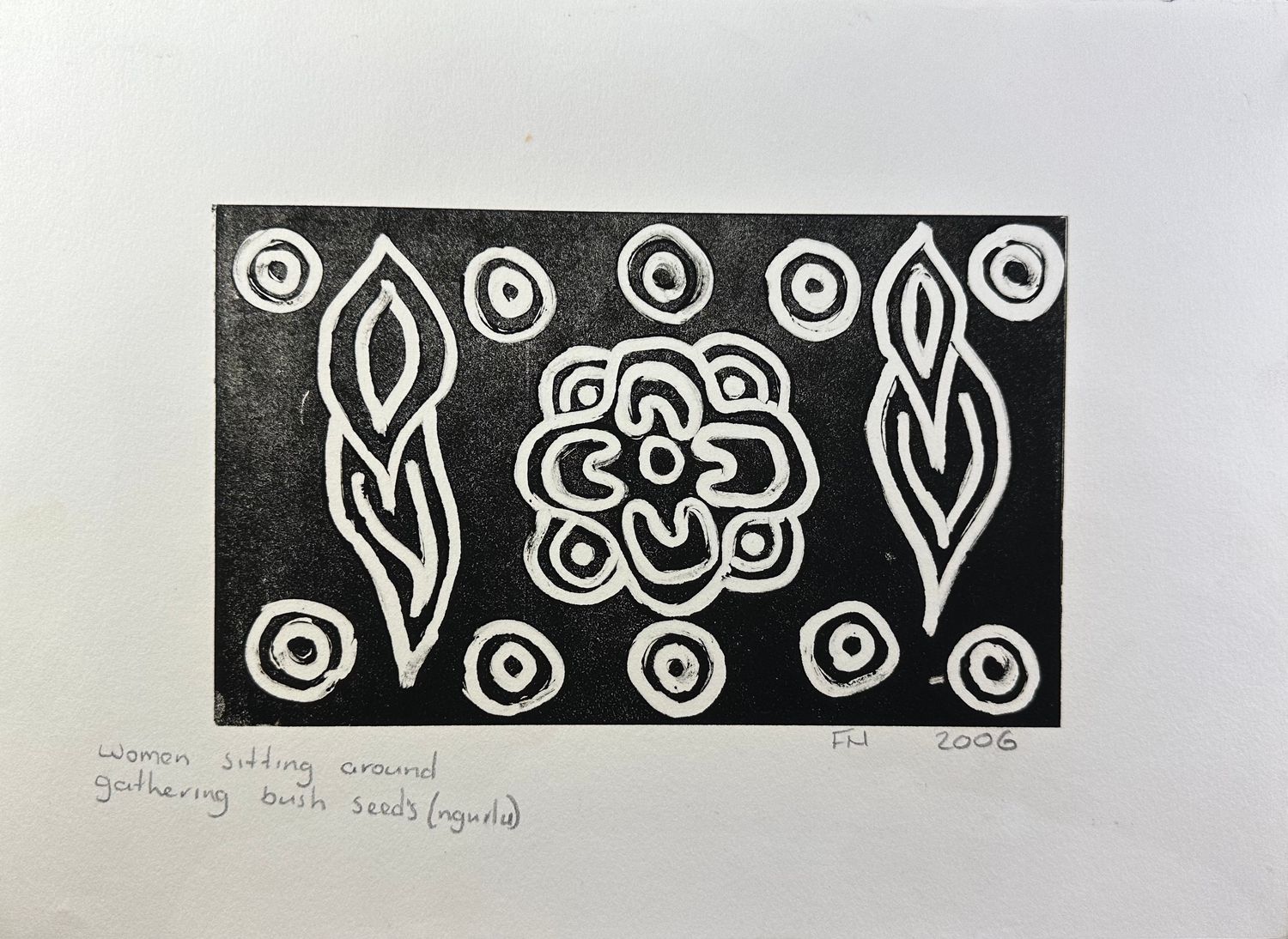 FN. ETCHING, Women sitting around, 2006