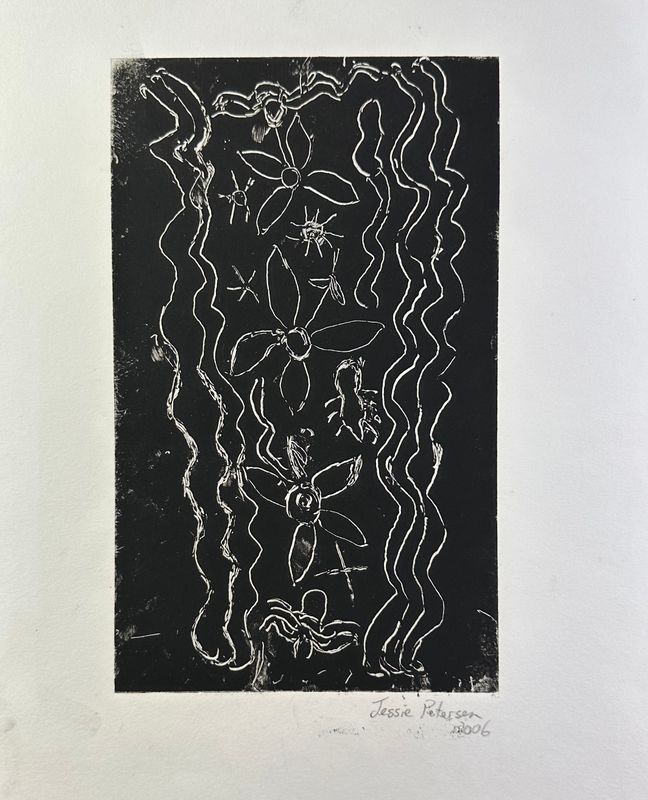 Jesse Petersen, Etching, 2006, Verso16