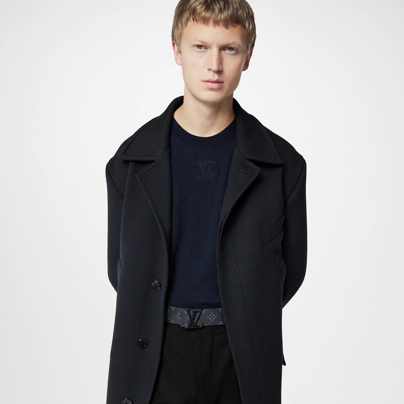 Black LV Print Black Buckle