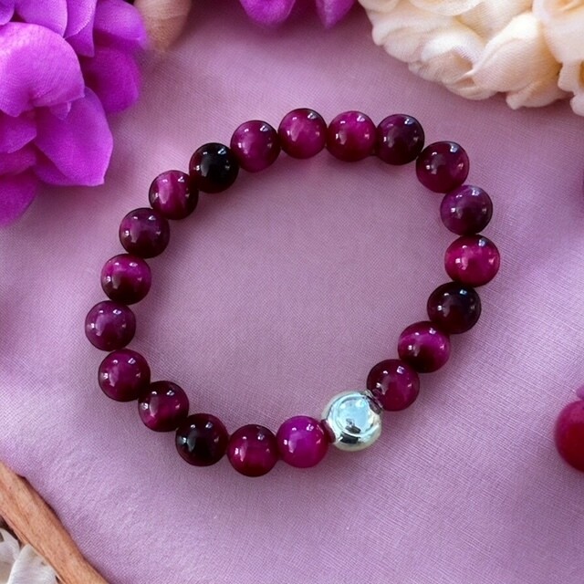 Oeil de tigre fuchsia
