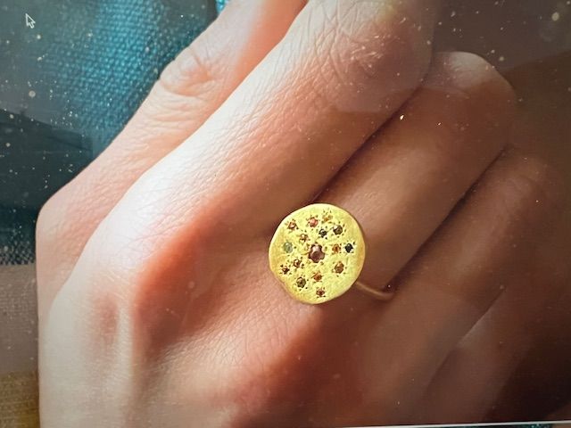 Bague or mat