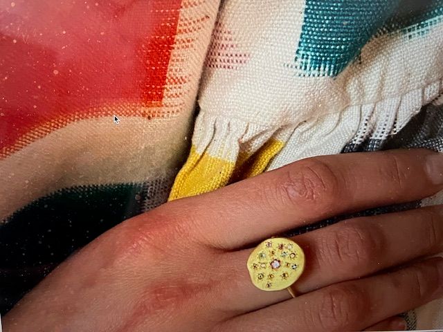 Bague or mat
