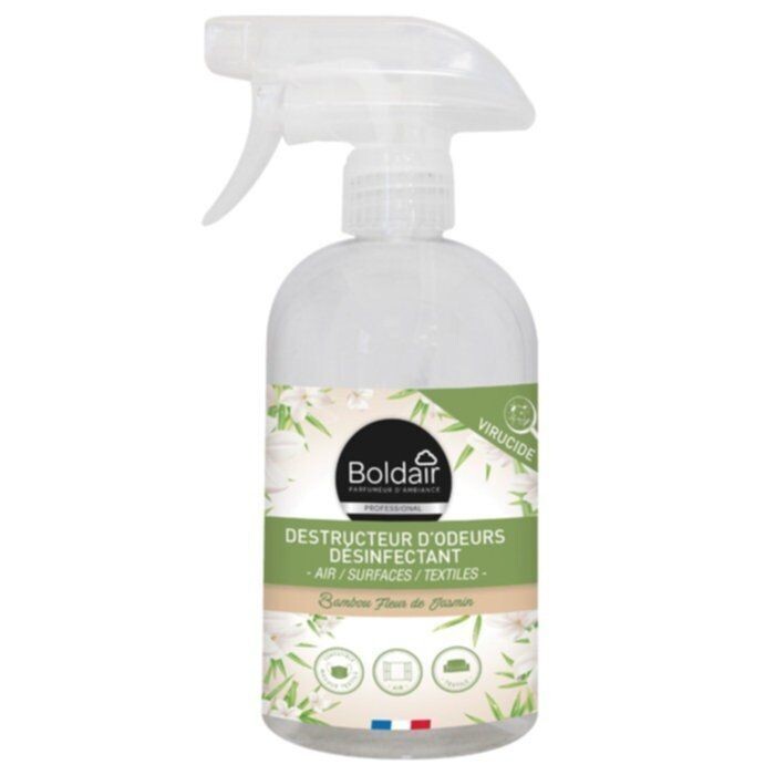 DESTRUCTUER D'ODEURS DESINFECTANT BAMBOU/JASMIN 500ml - BOLDAIR