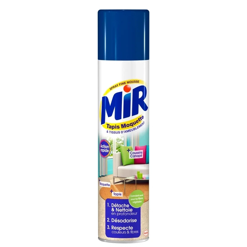 SPRAY MOUSSE NETTOYANTE TAPIS MOQUETTE 600ml