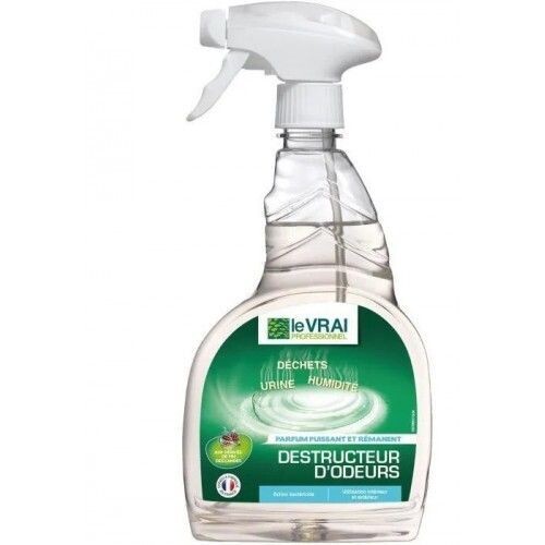 Destructeur odeurs activité bactéricide pulvérisateur LE VRAI PROFESSIONNEL 750ml