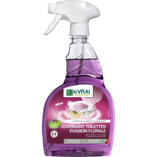 ODORISANT TOILETTES ÉVASION FLORALE 750ML - LE VRAI