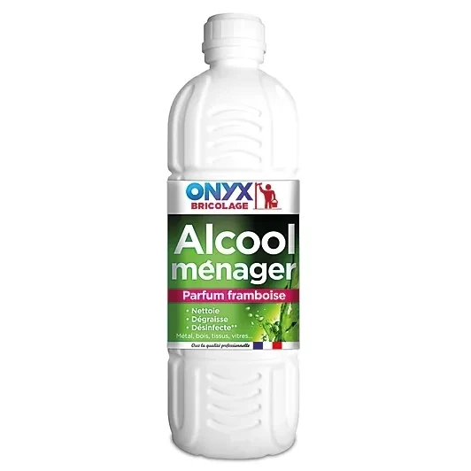 Alcool ménager gel parfum Framboise 1L