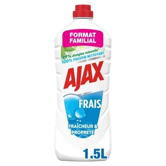 Nettoyant Ménager Sol & Multi-Usage Fraîcheur Et Propreté Eco Responsable AJAX - 1,5L