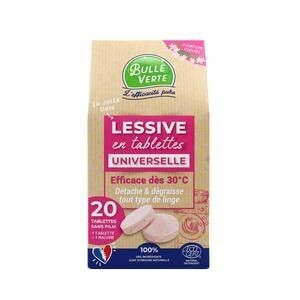 Lessive linge tablette 20 lavages 20 Pastilles