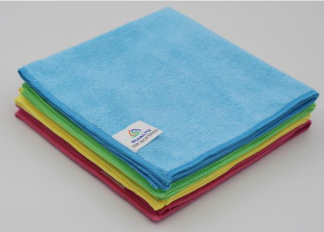 CARRE MICROFIBRE VERT 40 x 40 cm  250 g/m² (X5)(sachet de 5)