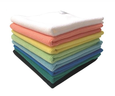 CARRE MICROFIBRE VERT 38 x 38 cm 250 g/m² (X5)