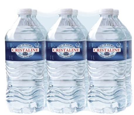 Eau Cristaline 1L - Pack de 6