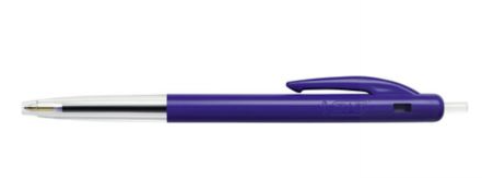 Stylo bille Bic M10 - rétractable - pointe moyenne - bleu (l'unité)