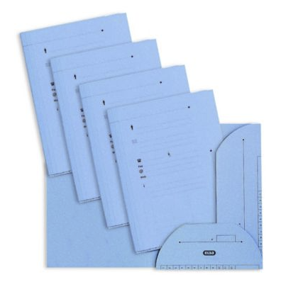 Dossier AZ Oxford Bleu