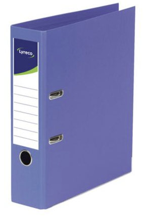 Classeur à levier Lyreco - dos 8 cm - bleu