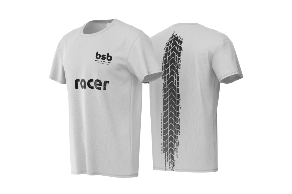 BSB Racer Tee White