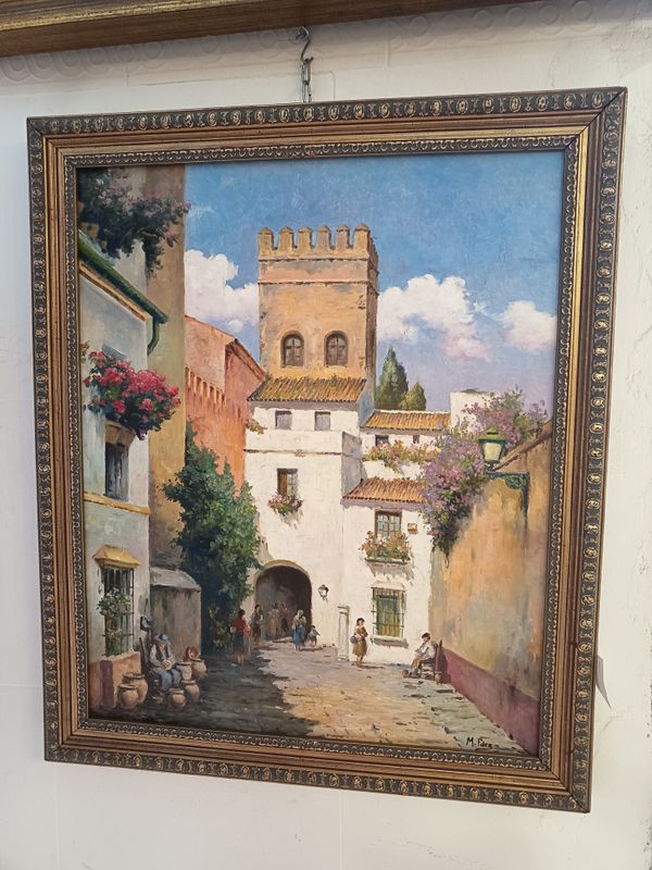 Óleo sobre lienzo M. Fernández García