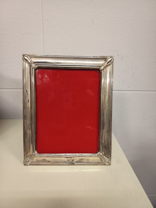 Marco portafotos de plata