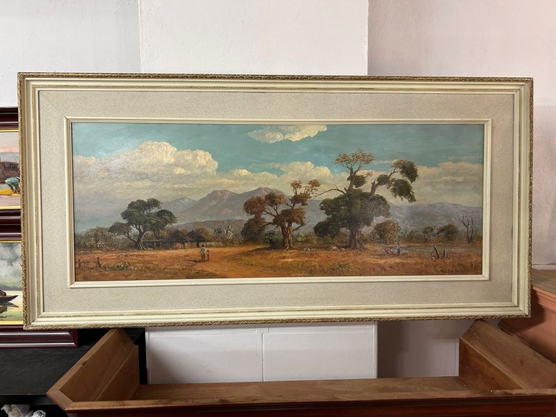 Óleo sobre tabla Víctor Visser
