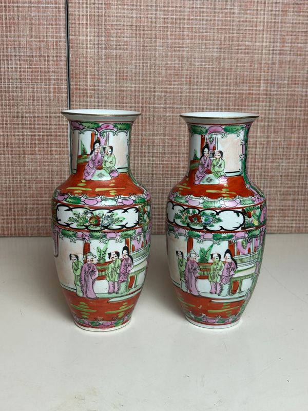 Jarrón de porcelana Macao