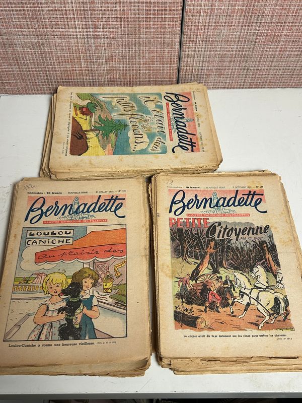 Lote revistas antiguas Bernadette -Francia