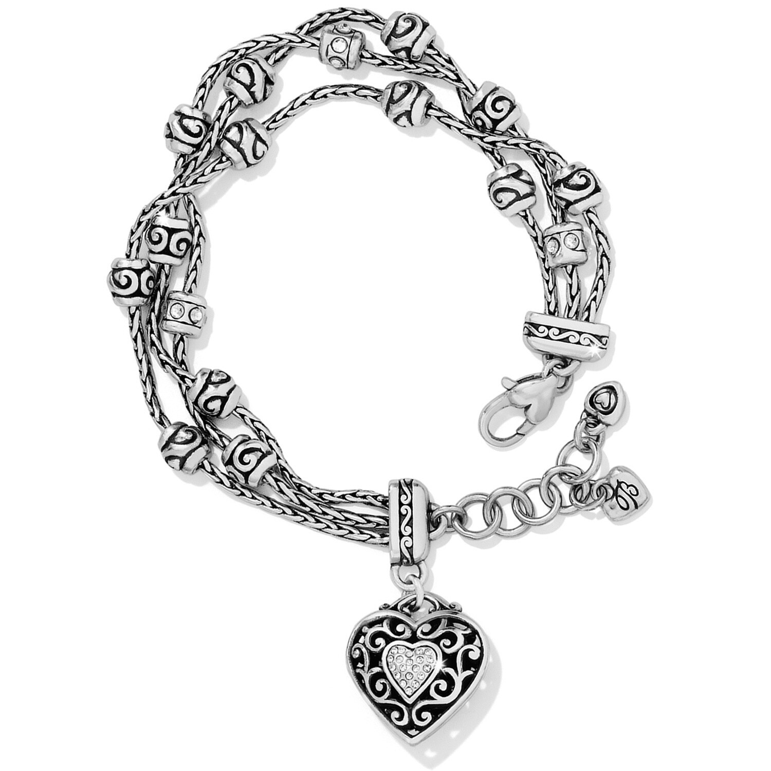 Reno Heart Bracelet - Silver