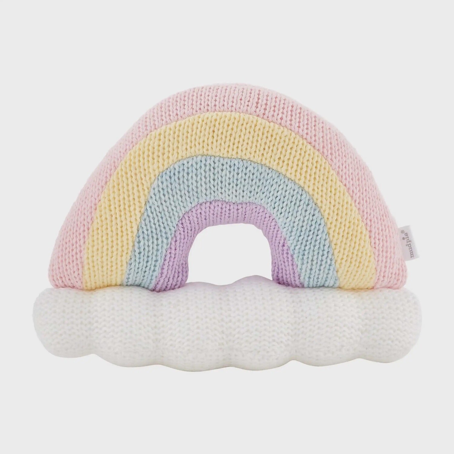 KNIT RAINBOW RATTLE