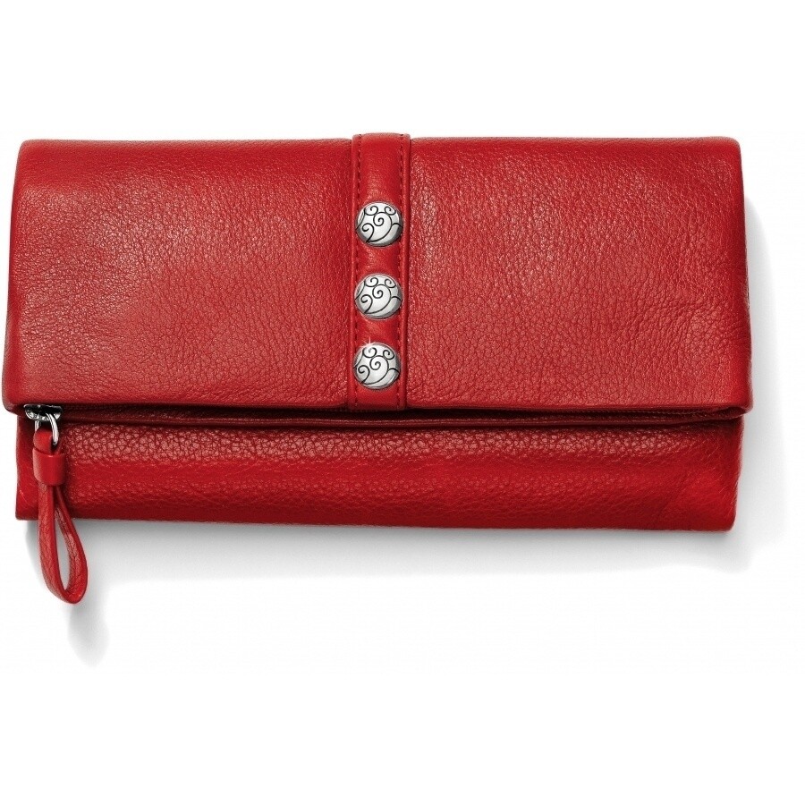 Nolita Shimmer Large Wallet - Lipstick