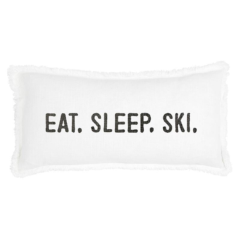 Pillow - Eat. Sleep. Ski.