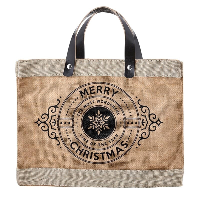 Farmer&#39;s Market Mini Tote - Merry Christmas