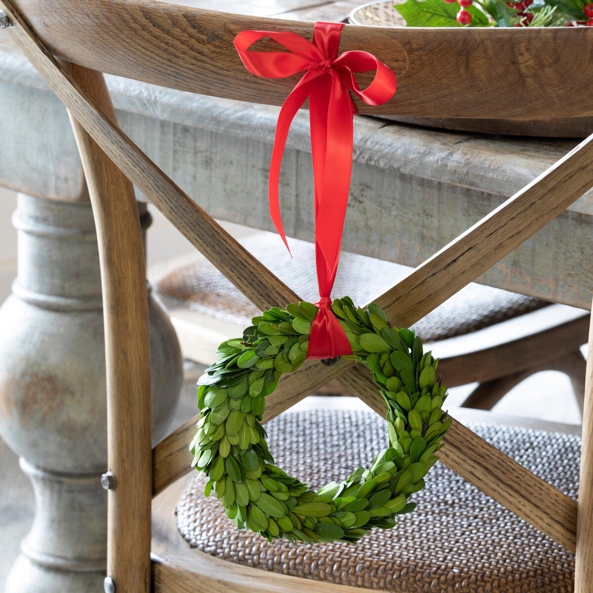 Mini Preserved Boxwood Wreaths