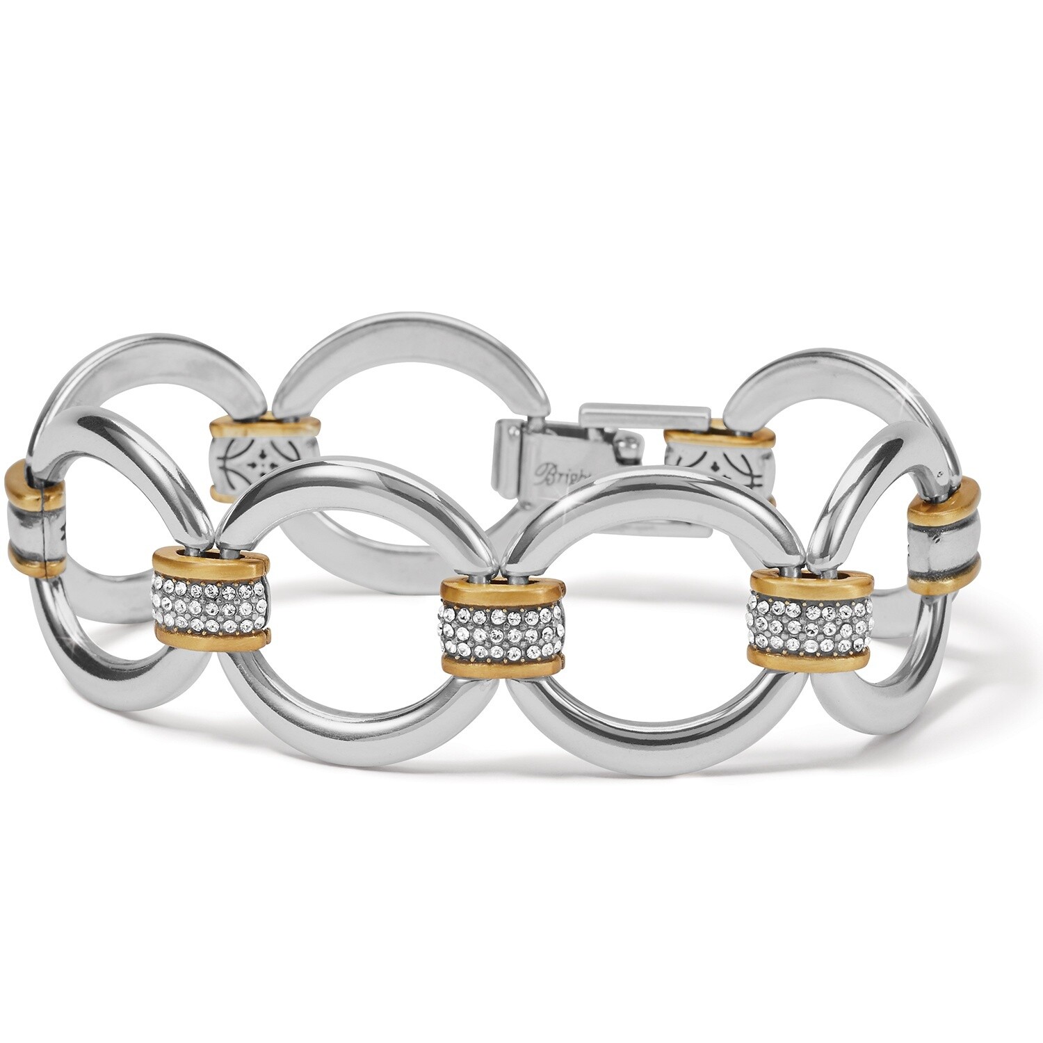 Meridian Tempo Link Bracelet Silver-Gold