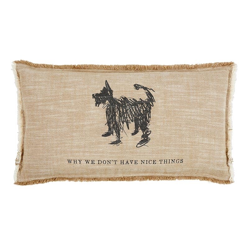Lumbar Pillow - 22x12 - Don&#39;t Have Things
