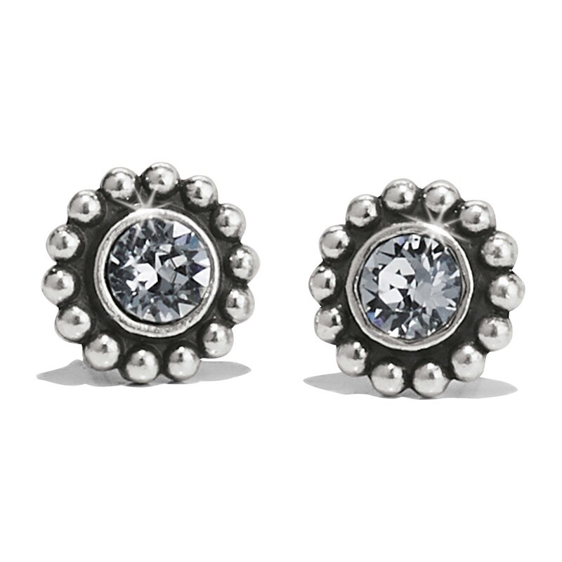 Twinkle Mini Post Earrings - Silver
