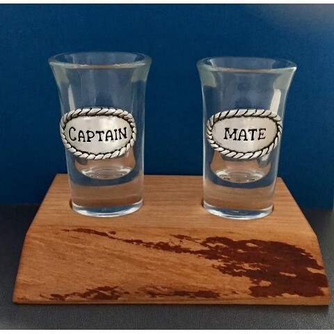 CAPTAIN &amp; MATE SHOT GLASSES